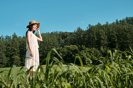 女人北海道旅行图片