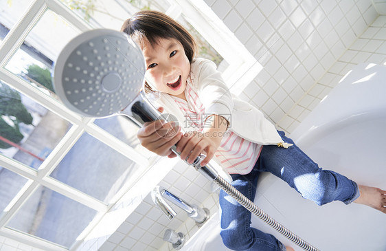 通体日本人清洁儿童女孩生活方式家务图片