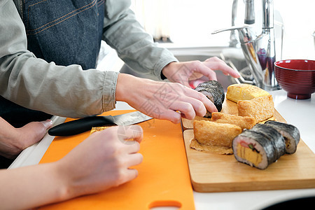 创造生产和食烹饪课方便的手图片