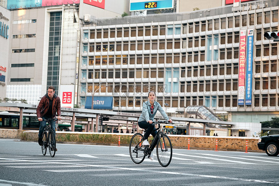 女人欧洲人肖像外国人入境自行车之旅图片