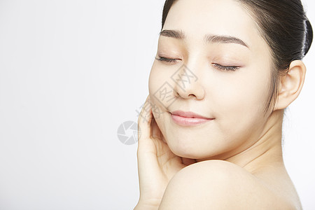 脸部护肤美容保养女性图片