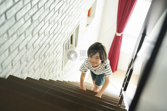 儿子夏天肖像孩子的生活方式图片