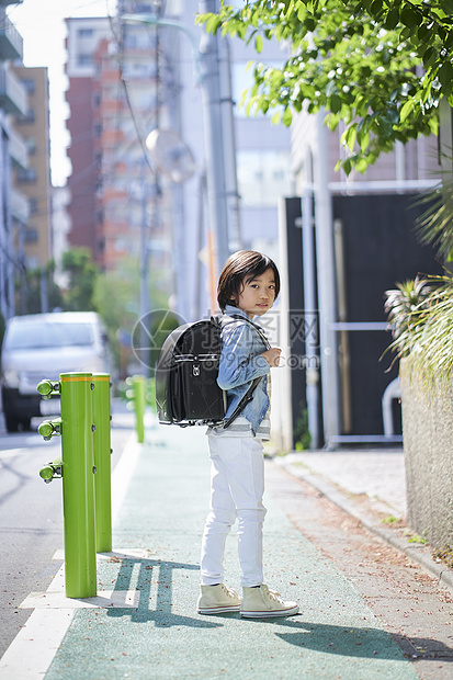 亚洲小学生单人孩子的生活方式