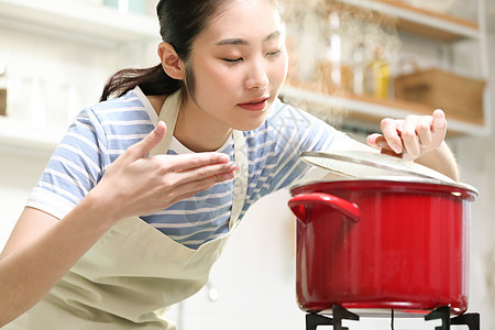 白人手工泛亚洲女生活美食图片