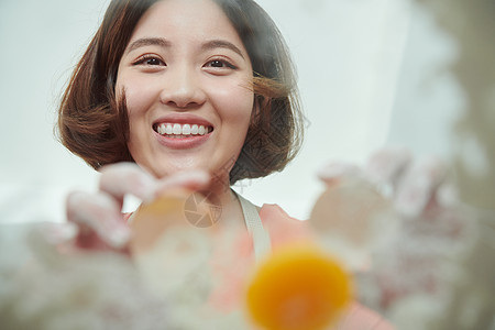 快乐的食物水果冰淇淋女生活美食图片