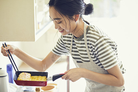 生机勃勃木乃伊日式便当女生活方式美食图片