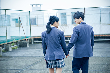 学校校服背影背景