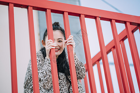 青年一人风景户外女人图片