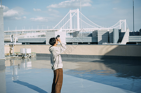 日本人风景20多岁相机和男图片