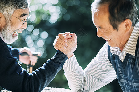撒旦和耶稣掰手腕背景