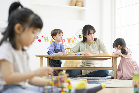 教育建立事情生活方式男孩女孩幼儿园图片