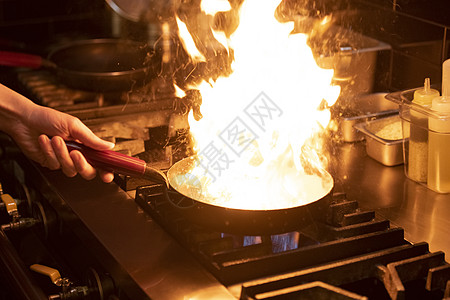 厨房烹饪料理的特写图片