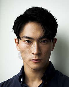 清爽日本人抠图男的肖像图片素材