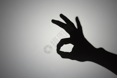 手势影子图片