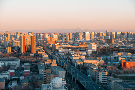 呼和浩特冬日城市图片