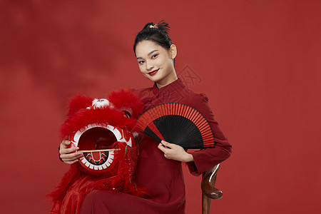 中国风国潮青年女性图片