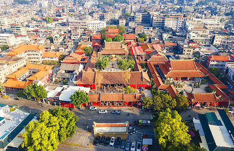 潮州古城开元寺航拍图片