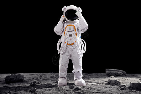 创意宇航员登陆月球图片
