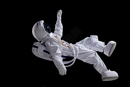 创意宇航员悬浮在太空中图片