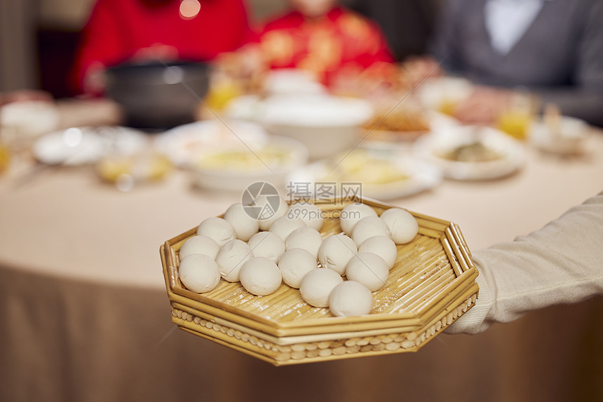 元宵节汤圆美食展示图片