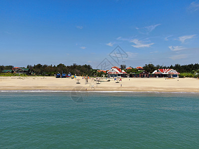 福建湄洲岛海水沙滩图片