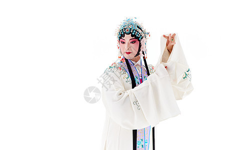 中国戏曲花旦形象背景图片