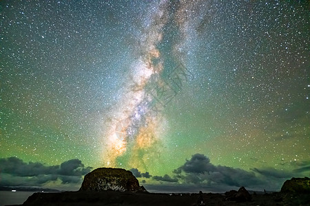西藏圣象天门星空银河图片素材