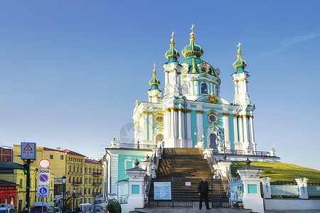 乌克兰首都基辅城市地标东正教教堂图片