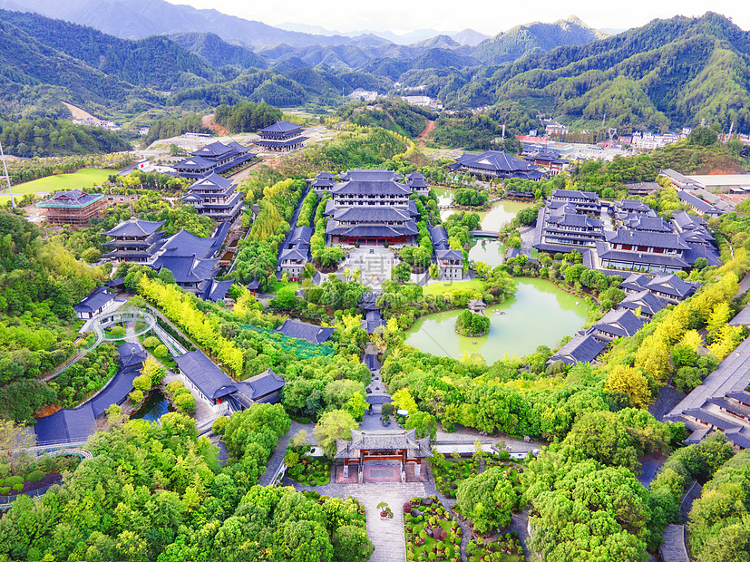 航拍5a风景区根宫佛国