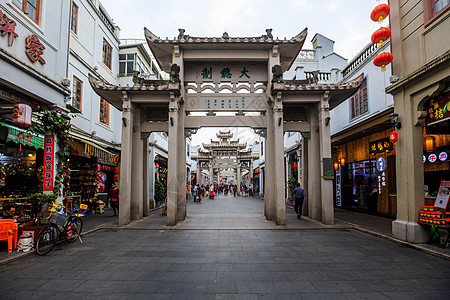 潮州古城潮州开元寺背景