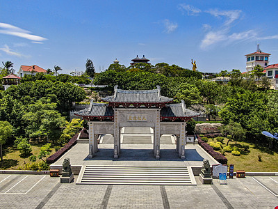 航拍福建湄洲岛5A景区图片