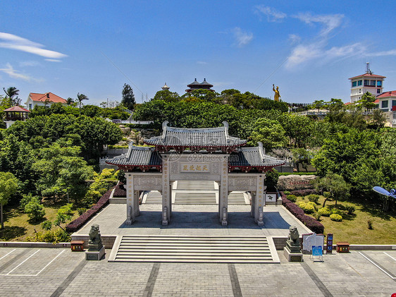 航拍福建湄洲岛5A景区图片