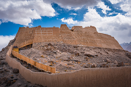 新疆帕米尔高原石头城遗址图片