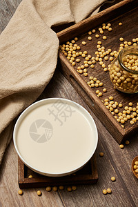营养健康早餐豆浆图片