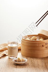 中式早餐灌汤包图片