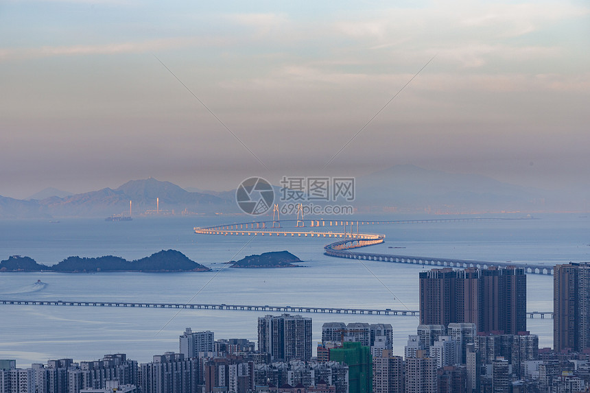 珠海港珠澳大桥风光图片