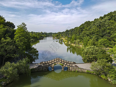 湖南常德桃花源5A景区航拍旅游高清图片素材