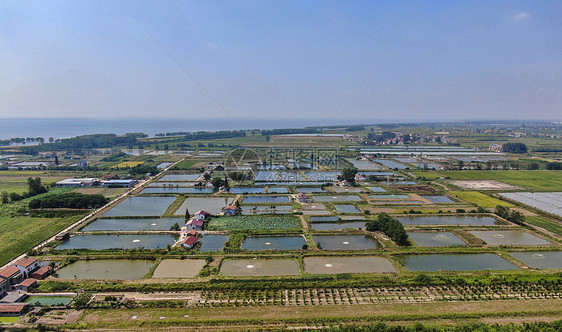 春耕农业农田种植基地航拍图片