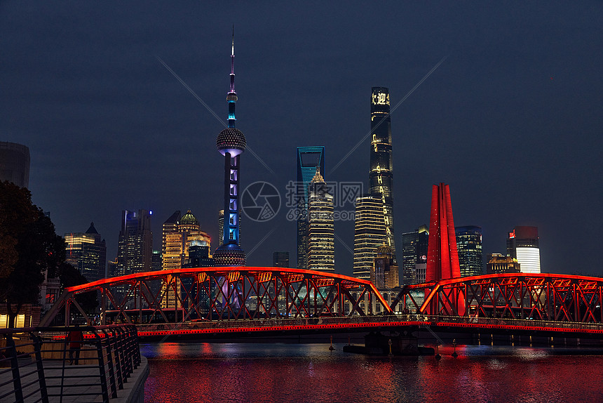 上海夜景外滩图片