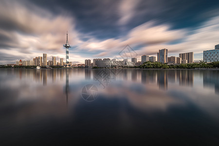 沿海城市风光图片