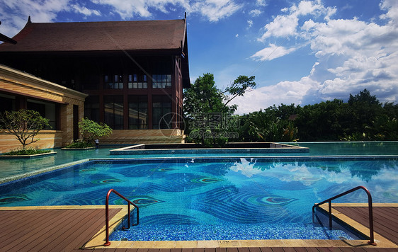 西双版纳度假酒店泳池图片