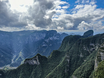 航拍湖南张家界天门山5A景区旅游高清图片素材