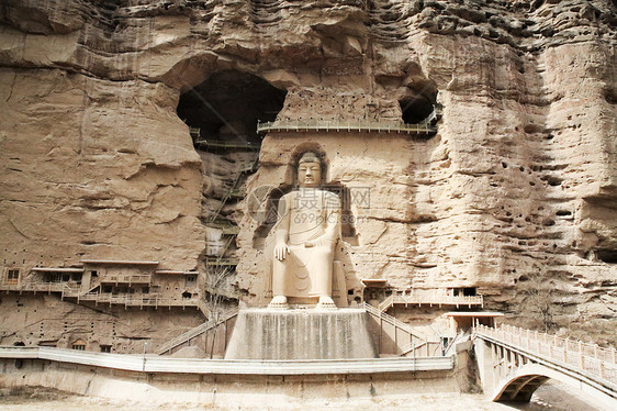 甘肃5A景点临夏炳灵寺石窟图片