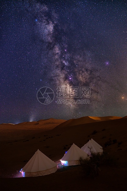 沙漠星空图片