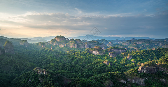 广东韶关丹霞山 背景图片