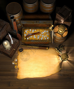 海盗船动态图海盗宝藏背景