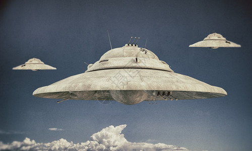 纳粹飞碟haunebu图片素材