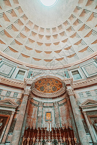 罗马古建筑背景图片