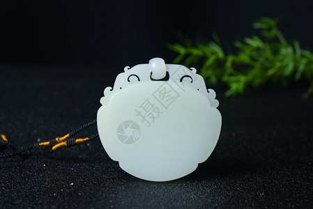 和田玉挂件籽料背景