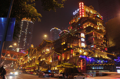 重庆洪崖洞背景图片